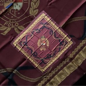 Vintage Polo Ralph Lauren Silk Crest